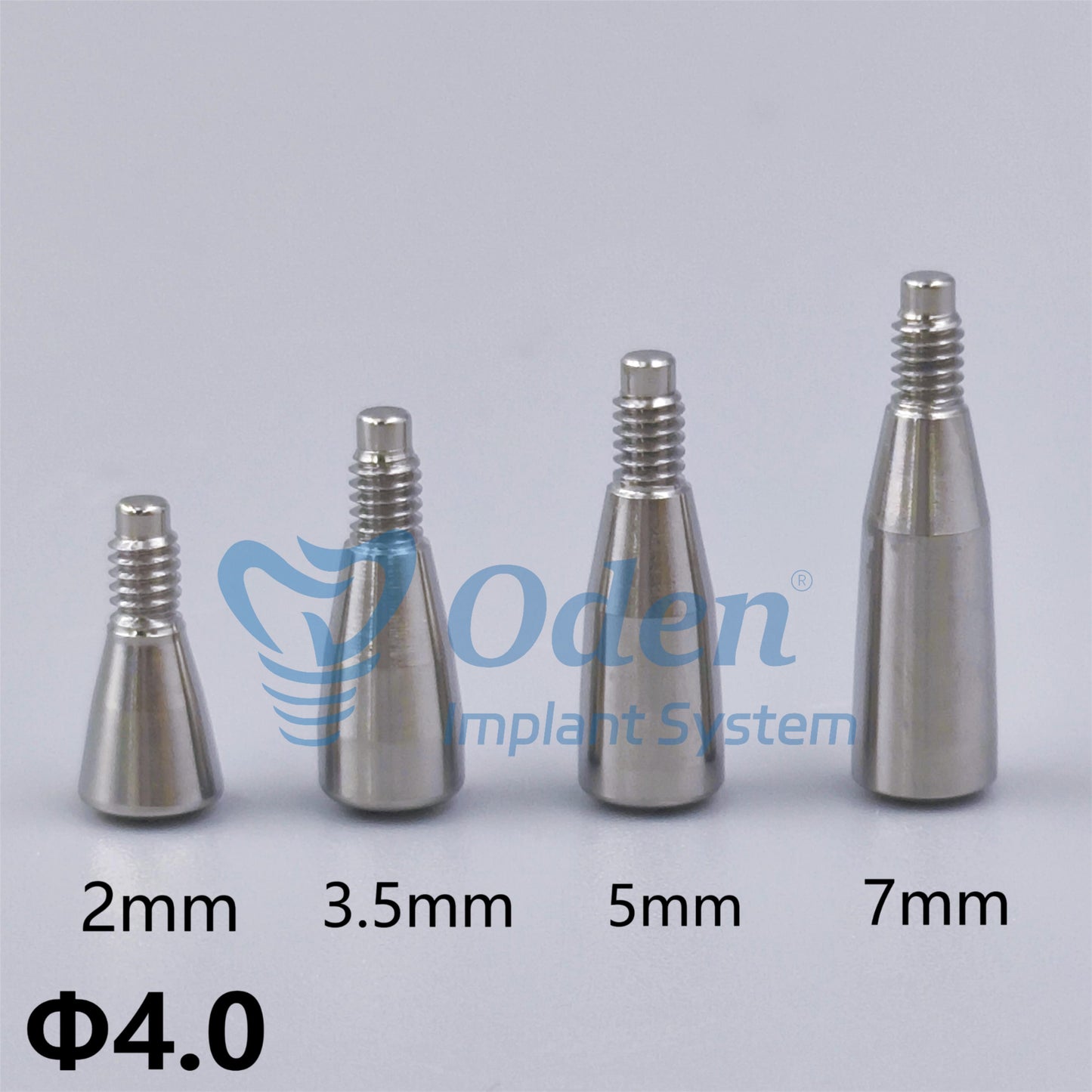 Healing abutment and cover screw for Dentium Superline I/II