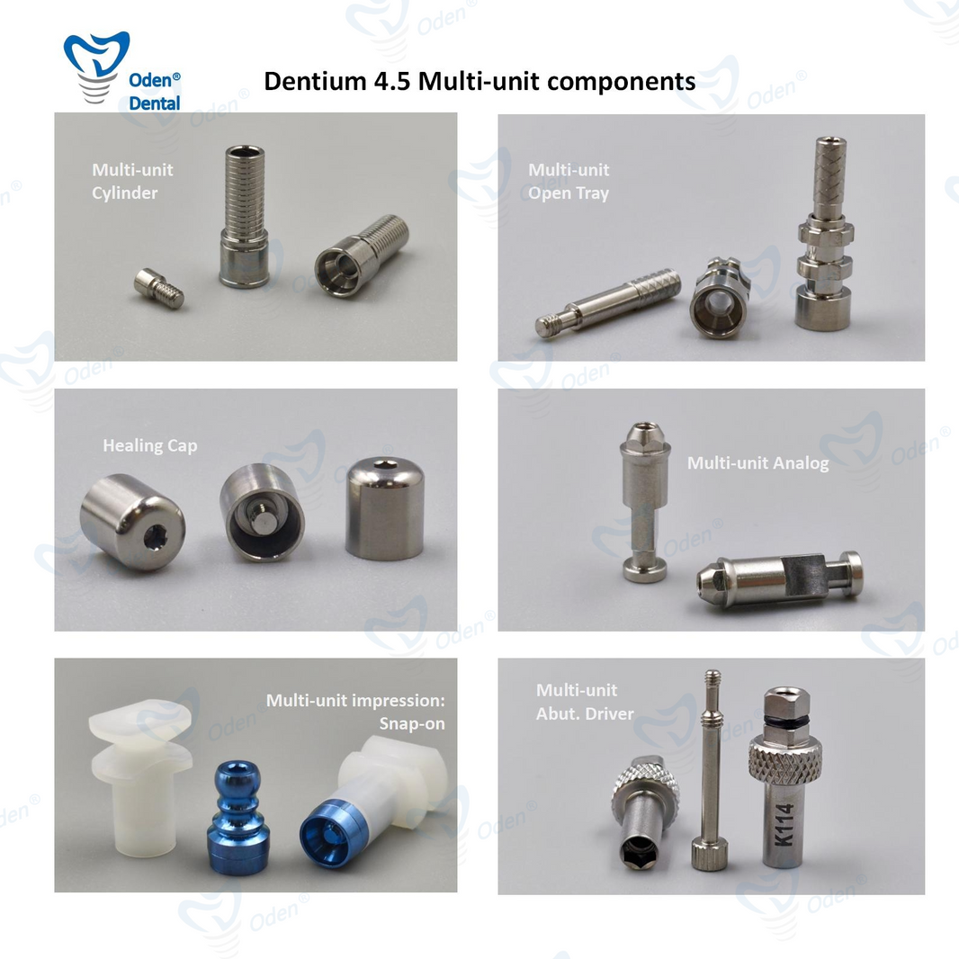 Multi Unit Components Multi-unit Abutments and Components – ODEN implant components