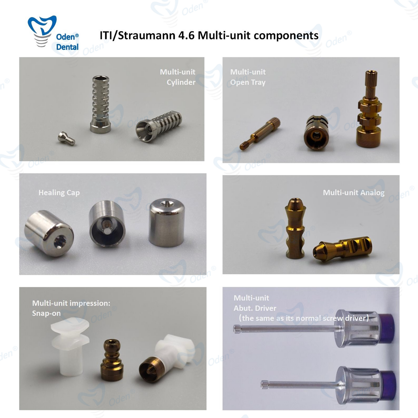 Multi-unit abutment and accessory-Straumann/ITI BLT compatible,straight, angled multi, cylinder, healing cap,multi analog,base,outer driver